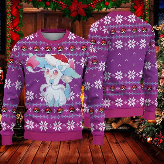 Discover 실베온 어글리 크리스마스 스웨터, 실베온 어글리 스웨터 올 프린트, 2023 크리스마스 스웨터