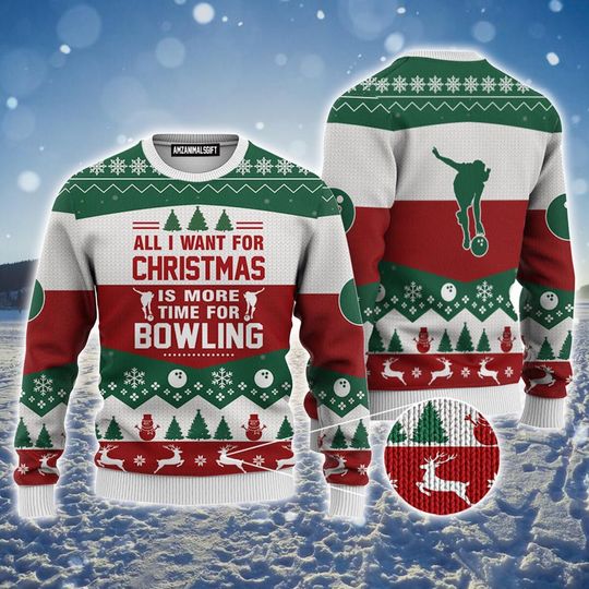 Discover 볼링 어글리 크리스마스 스웨터,  크리스마스 어글리 스웨터