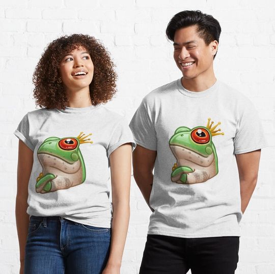 Discover 개구리 애니메이션 클래식 티셔츠