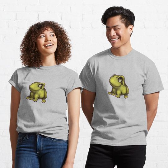 Discover 귀여운 개구리 클래식 티셔츠