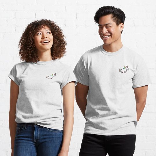 Discover 유니콘 클래식 티셔츠