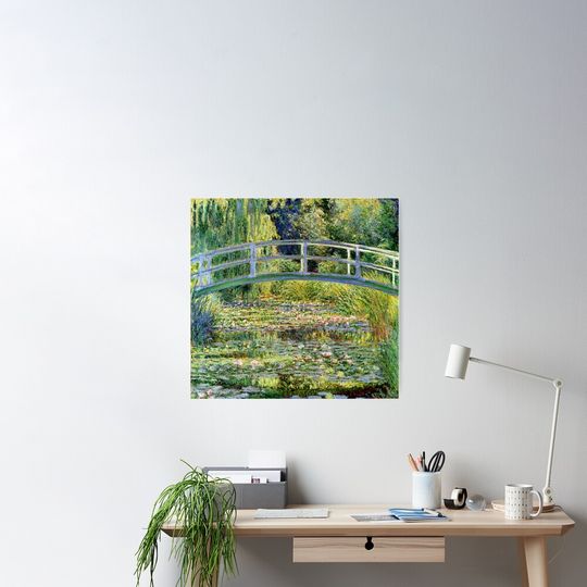 Discover 물 - 백합 연못 모네 포스터