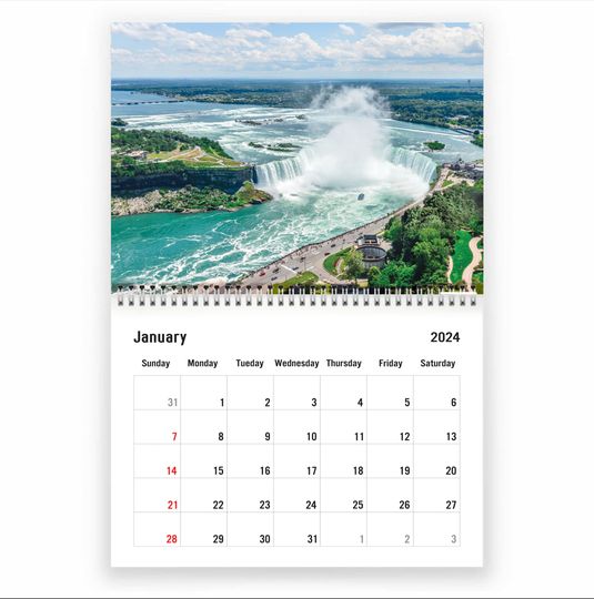 Discover Niagara Falls 2024 Wall Calendar