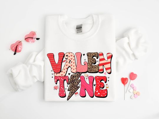Discover 발렌타인 데이 스웨트셔츠, 여성용 발렌타인 데이 스웨터