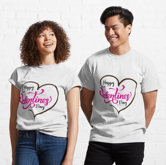 Discover 해피 발렌타인 데이 | 특별 | 사랑의 파트너 | 소울메이트 클래식 티셔츠