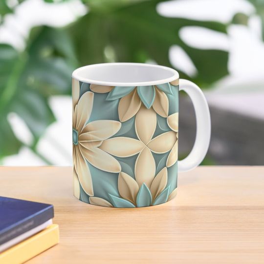 Discover 꽃 커피 머그잔