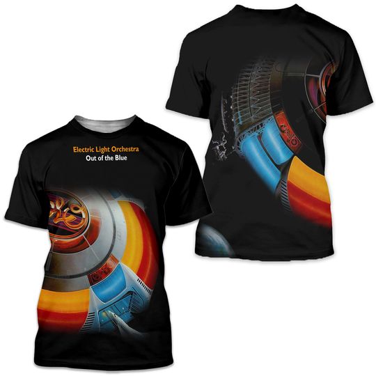 Discover Camiseta Electric Light Orchestra Rock Legends 3D