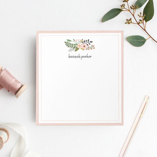 Discover Peach Meadow | Personalized Notepad