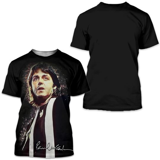 Discover P mccartney música vintage 3D Camiseta