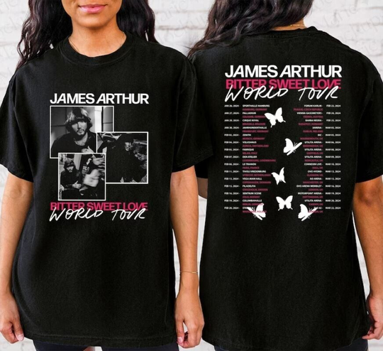 Discover Camisa James Arthur Tour 2024