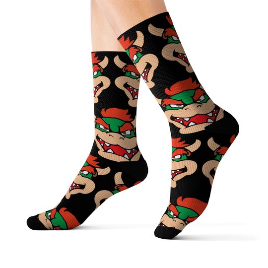 Discover Bowser Socks, Super Mario Bros Socks