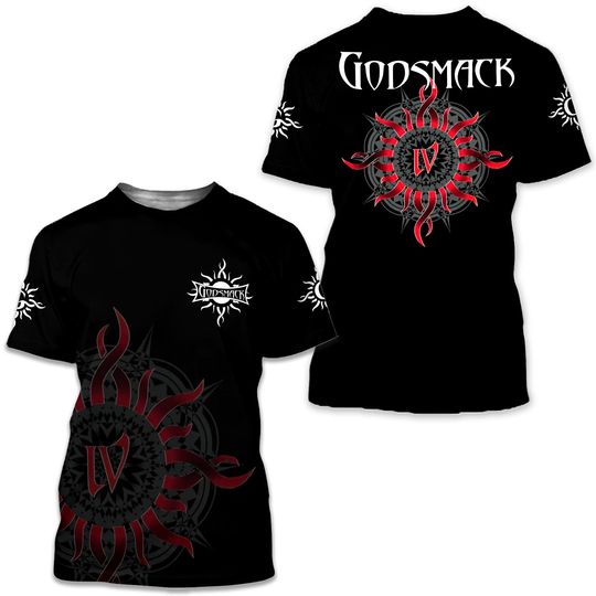 Discover Camiseta Godsmack Band Rock Band Música 3D