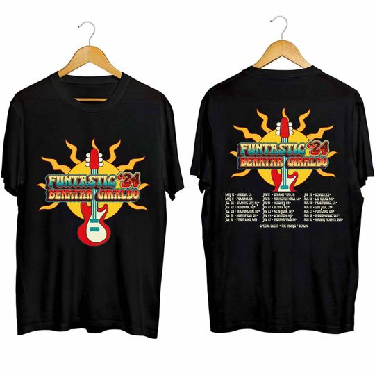 Discover Pat Benatar e Neil Giraldo - Camisa Funtastic 2024