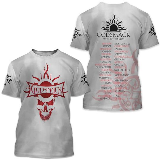 Discover Camiseta Godsmack Band Rock Band Música 3D