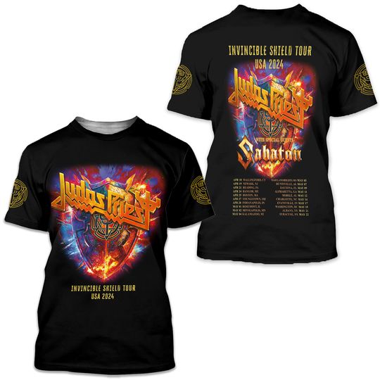 Discover Camiseta Judas Priest Rock Band Sabaton