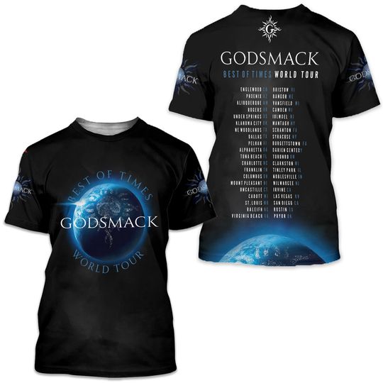 Discover Camiseta Godsmack Band Rock Band Música 3D