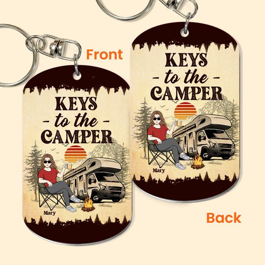 Discover Keys To The Camper For Wander Woman - Personalized Keychain