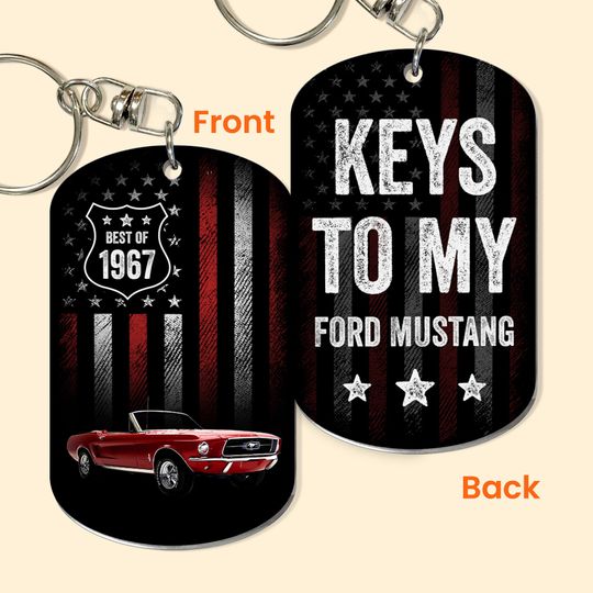 Discover Keys To My Car - Personalized Photo Keychain