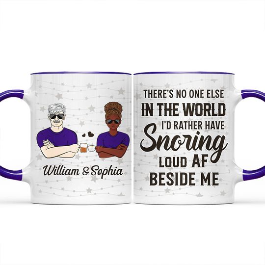 Discover There Is No One Else Husband Wife Custom Couple Gift Personalized Accent Mug