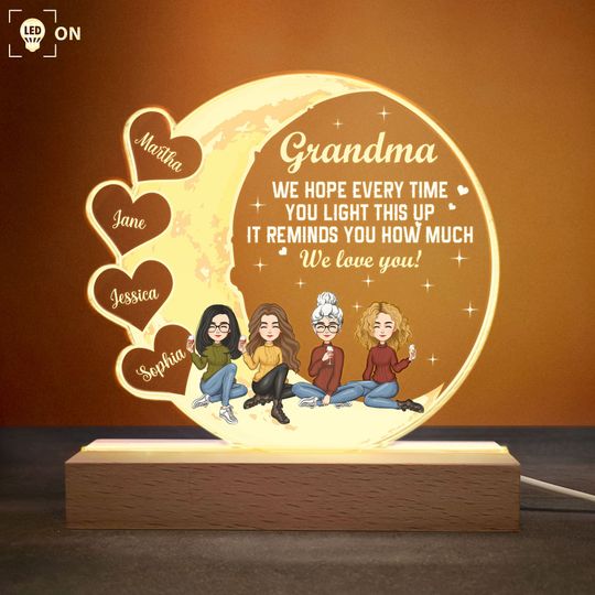 Discover Every Time You Light This Up It Reminds You How Much We Love You - Personalized LED Light
