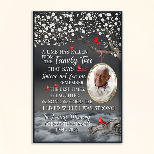 Discover A Limb Has Fallen From The Family Tree - Personalized Photo Poster