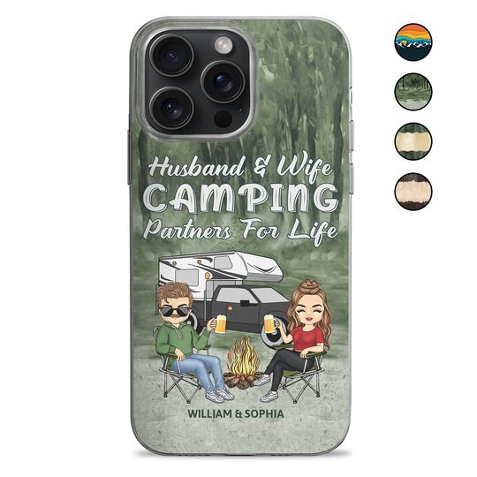 Discover Camping Partners For Life Custom Gift For Couples Personalized Phone Case