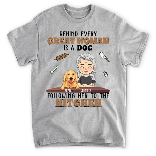 Discover Behind Every Great Woman - Personalized Custom Unisex T-shirt