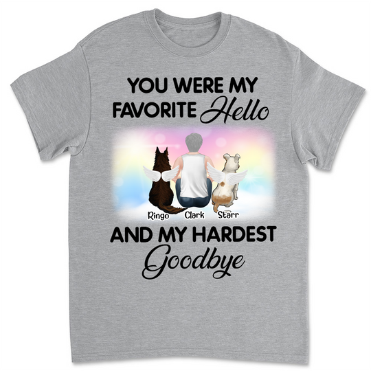 Discover My Favorite Hello - Personalized Custom Unisex T-shirt 
