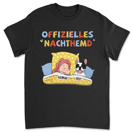 Discover Offizielles Nachthemd - Personalisiertes Unisex T-shirt