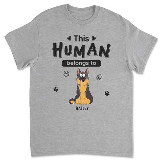 Discover Belongs To Pets - Personalized Custom Unisex T-shirt 