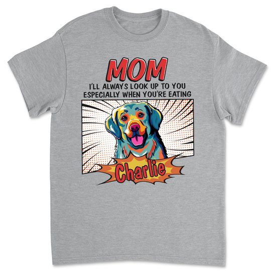 Discover Pop Art Eating Pet - Personalized Custom Unisex T-shirt 