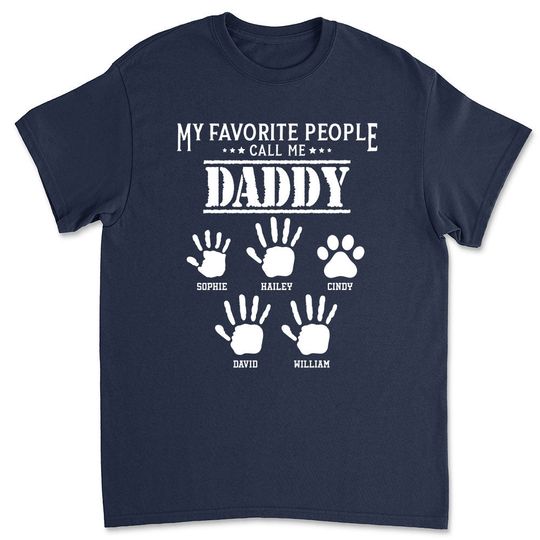 Discover Favorite People Call Me - Personalized Custom Unisex T-shirt