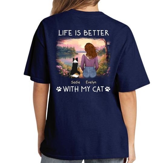 Discover Better With Cats - Personalized Custom Unisex T-shirt