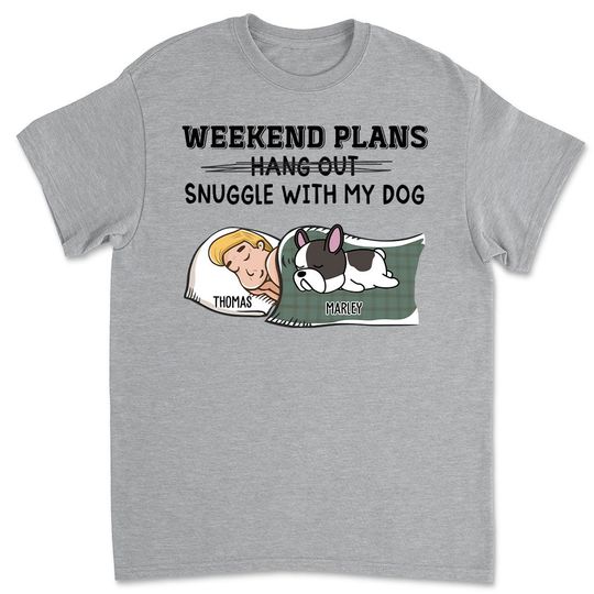 Discover Hang Out Or Snuggle - Personalized Custom Unisex T-shirt 