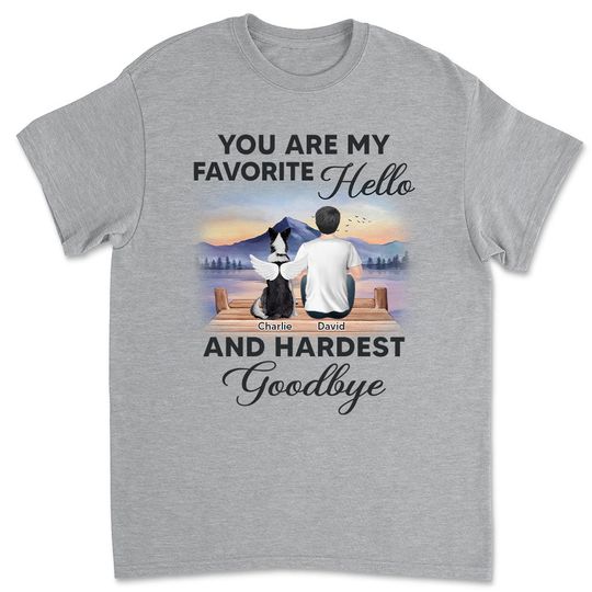 Discover My Favorite Hello Memorial Dawn - Personalized Custom Unisex T-shirt