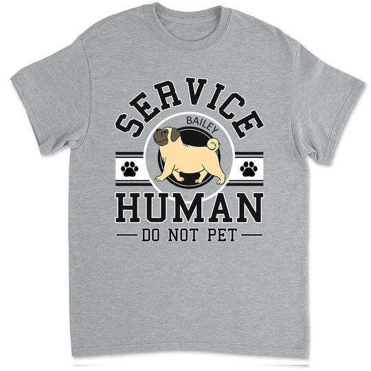 Discover Service Human Logo - Personalized Custom Unisex T-shirt