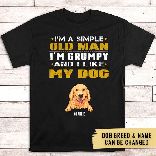 Discover Old Man Grumpy - Personalized Custom Unisex T-shirt