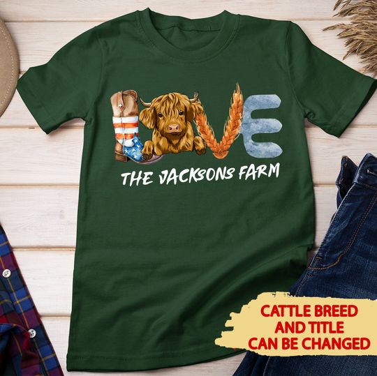 Discover Love Farm - Personalized Custom Unisex T-shirt