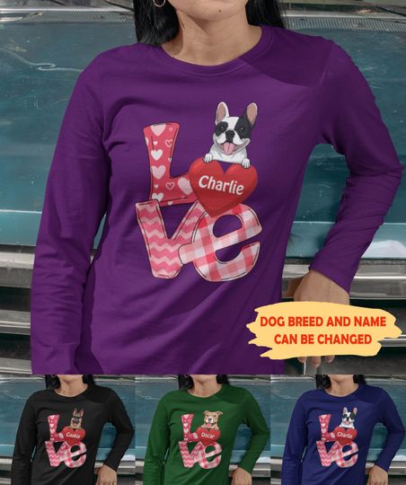 Discover Love Valentine - Personalized Custom Unisex Long Sleeve T-shirt 