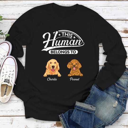 Discover Human Belongs - Personalized Custom Long Sleeve T-shirt