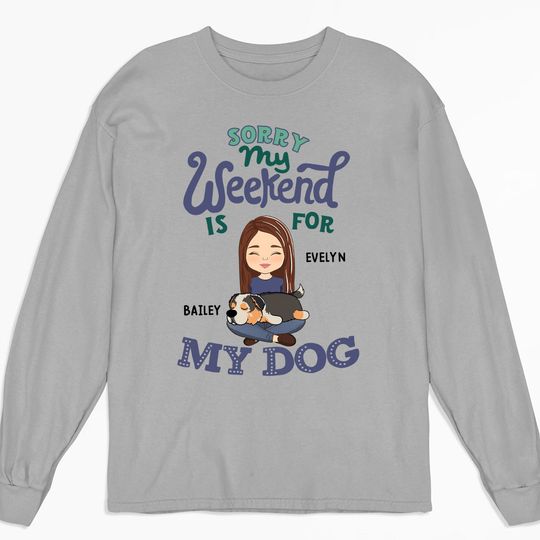 Discover My Weekend - Personalized Custom Long Sleeve T-shirt