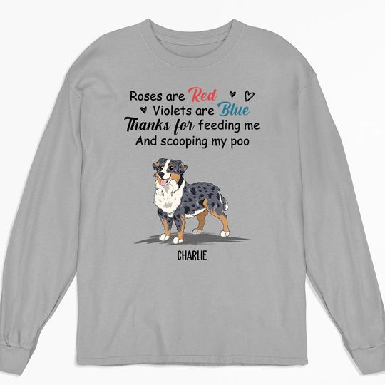 Discover Thanks For Feeding Me - Personalized Custom Long Sleeve T-shirt