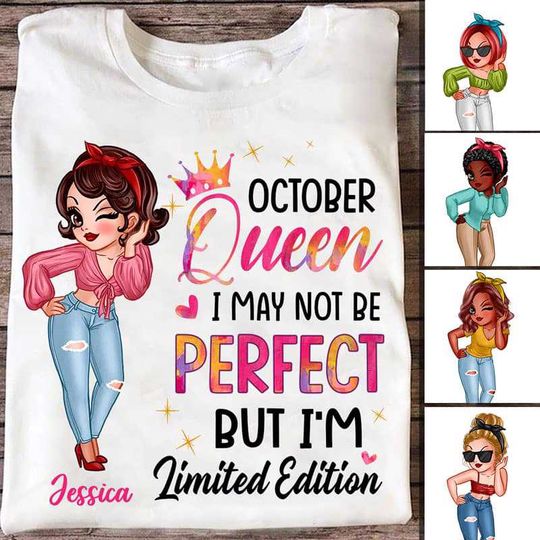 Discover Sassy Girl Limited Edition Birthday Birth Month Gift Personalized Custom Unisex T-Shirt