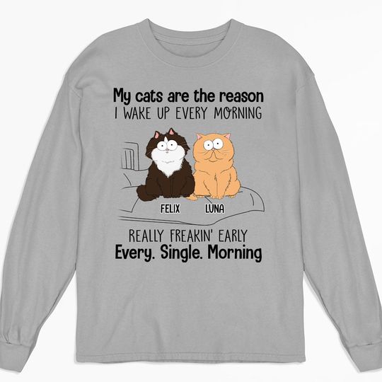 Discover Every Single Morning - Personalized Custom Long Sleeve T-shirt