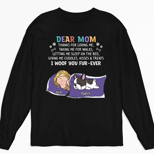 Discover Dogs Thanks For 2 - Personalized Custom Long Sleeve T-shirt 