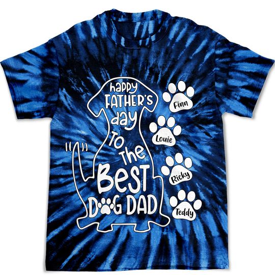 Discover Best Dog Dad - Personalized Custom All-over-print T-shirt 