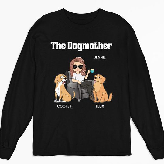 Discover Parents Of Dogs - Personalized Custom Long Sleeve T-shirt