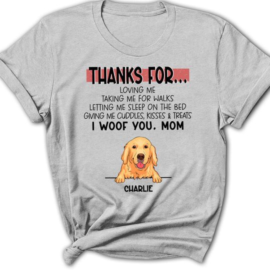 Discover Cuddles Kisses Treats - Personalized Custom Women's T-shirt