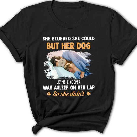 Discover She Believed She Could Photo - Personalized Custom Women's T-shirt