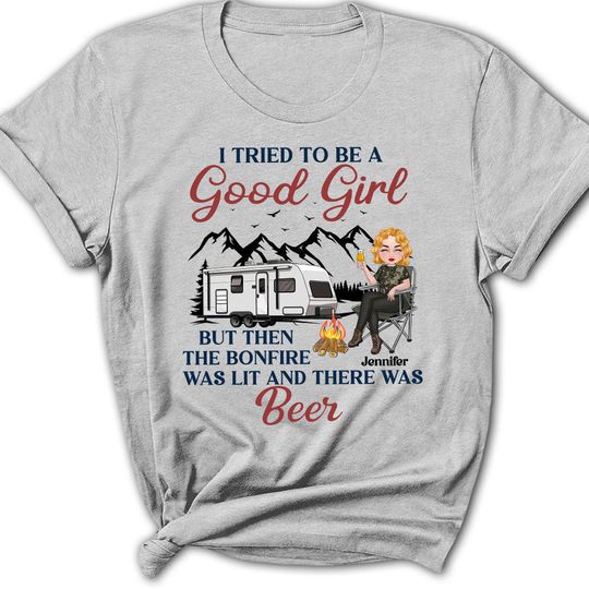 Discover Be A Good Girl - Personalized Custom Women's T-shirt